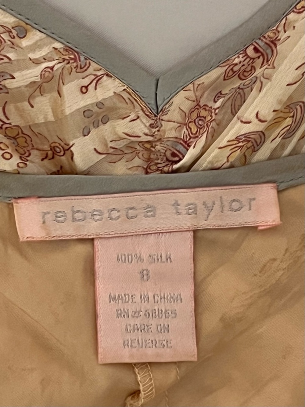 Y2K Vintage! Rebecca Taylor - Silk Bias Cut Dress - 8 - Picture 12 of 13